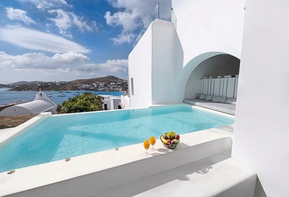 Deliades - Wohnbeispiel Cozy Suite Privatpool (Zimmercodierung WBR)