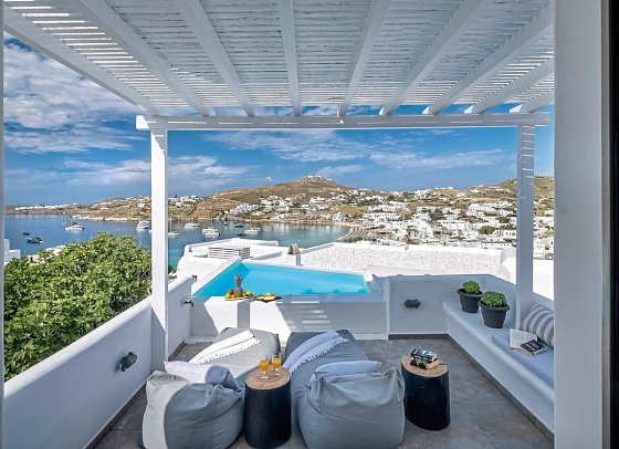 Deliades - Wohnbeispiel Cozy Suite Privatpool (Zimmercodierung WBR)