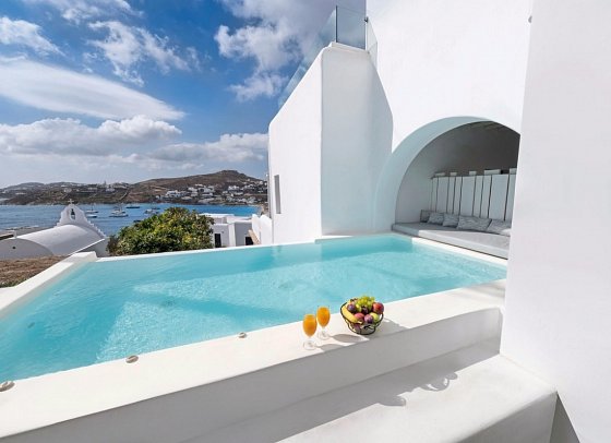 Deliades - Wohnbeispiel Cozy Suite Privatpool (Zimmercodierung WBR)