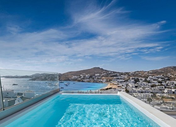 Deliades - Wohnbeispiel Diamond Suite Meerblick Privatpool (Zimmercodierung W2R)