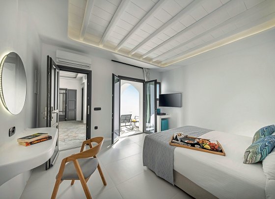 Deliades - Wohnbeispiel Doppelzimmer Landblick (Zimmercodierung DB1)