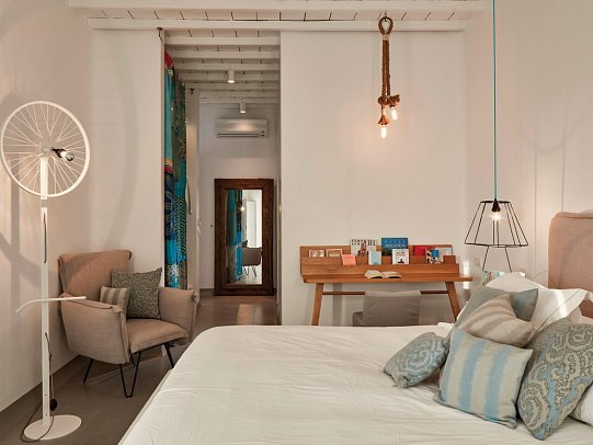 Boheme Mykonos - Wohnbsp. Suite Bohemian Meerblick mit Outdoor-Jacuzzi (Zimmercodierung W1M)