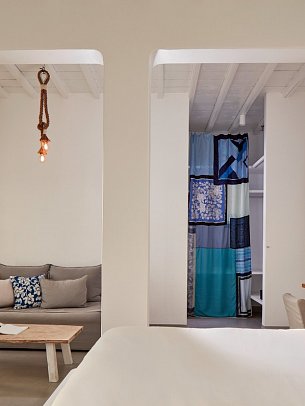 Boheme Mykonos - Wohnbeispiel Suite Superior Meerblick (Zimmercodierung WSM)