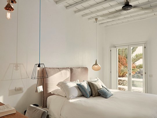 Boheme Mykonos - Wohnbsp. Suite Bohemian Meerblick mit Outdoor-Jacuzzi (Zimmercodierung W1M)