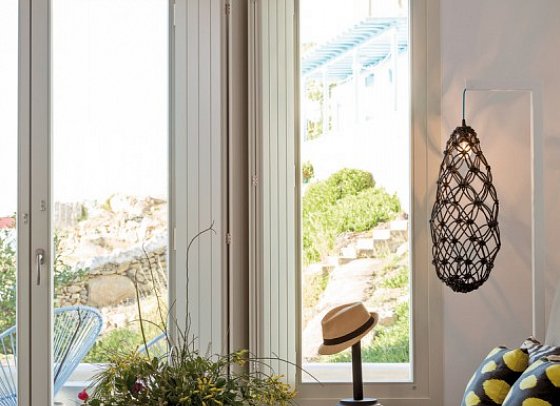 Boheme Mykonos - Wohnbeispiel Suite Deluxe Meerblick (Zimmercodierung WDM)