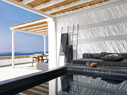 Boheme Mykonos - Wohnbsp. Suite Bohemian Meerblick mit Outdoor-Jacuzzi (Zimmercodierung W1M)