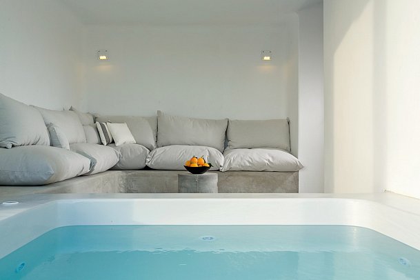 Boheme Mykonos - Wohnbsp. Suite Bohemian Meerblick mit Outdoor-Jacuzzi (Zimmercodierung W1M)