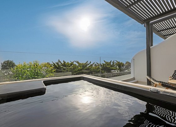 Asty Mykonos Hotel & Spa - Wohnbeispiel Doppelzimmer Deluxe Meerblick (Zimmercodierung DDM)