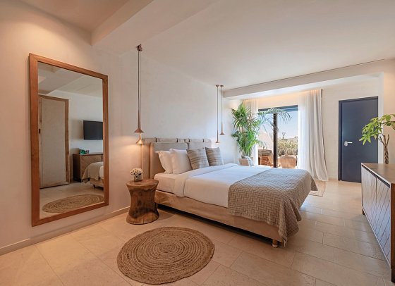 Asty Mykonos Hotel & Spa - Wohnbeispiel Doppelzimmer Superior Privatpool (Zimmercodierung DSR)
