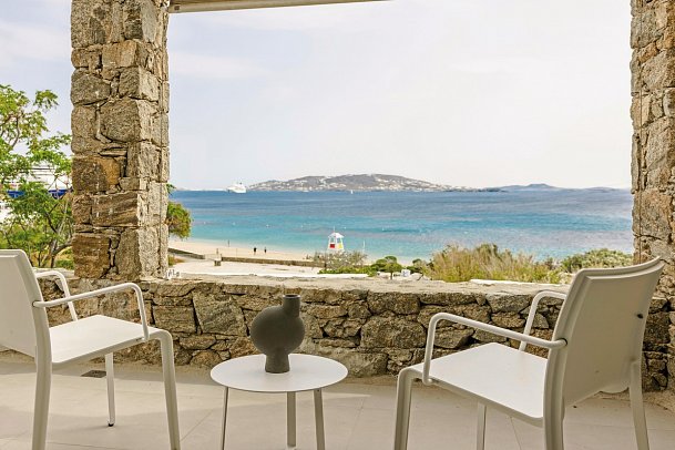 Grace Mykonos - Wohnbeispiel Suite Superior Meerblick (Zimmercodierung WSM)
