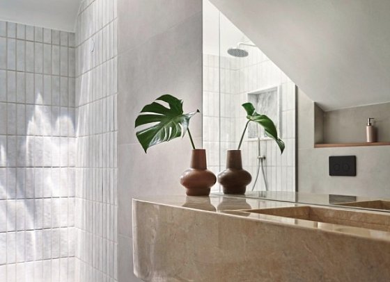 NUMO Mykonos Boutique Resort - Wohnbeispiel Juniorsuite Evergreen mit Meerblick (Zimmercodierung JBM)