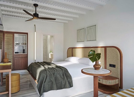 NUMO Mykonos Boutique Resort - Wohnbeispiel Doppelzimmer Evergreen Retreat (Zimmercodierung DSG)