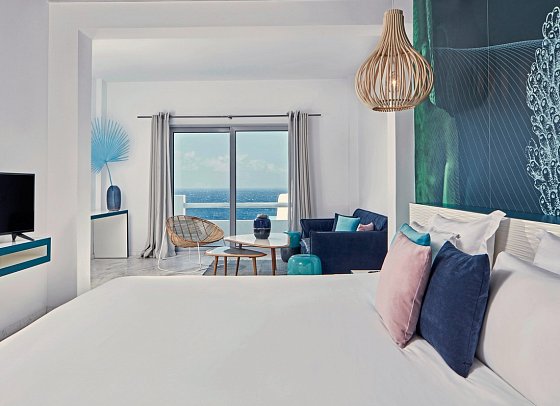 Kouros Hotel & Suites - Wohnbeispiel Suite Superior Meerblick (Zimmercodierung WSM)