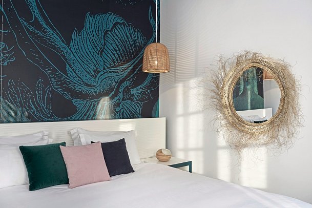 Kouros Hotel & Suites - Wohnbsp. Suite Superior Meerblick mit Außenjacuzzi (Zimmercodierung WS1)