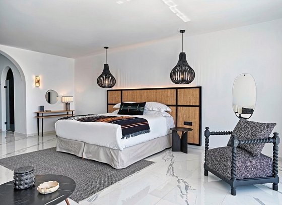 Kouros Hotel & Suites - Wohnbsp. Suite Sanctuary Meerblick mit Zugang zum Gemeinschaftspool (Zimmercodierung WBQ)