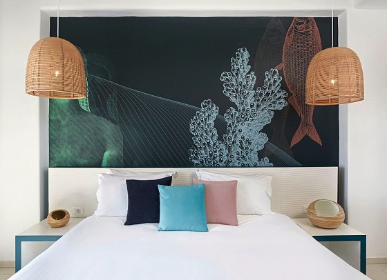 Kouros Hotel & Suites - Wohnbsp. Suite Deluxe Meerblick (Zimmercodierung WDM)