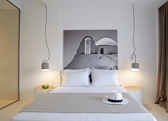Livin Mykonos - Wohnbeispiel Doppelzimmer Gartenblick (Zimmercodierung DBG)