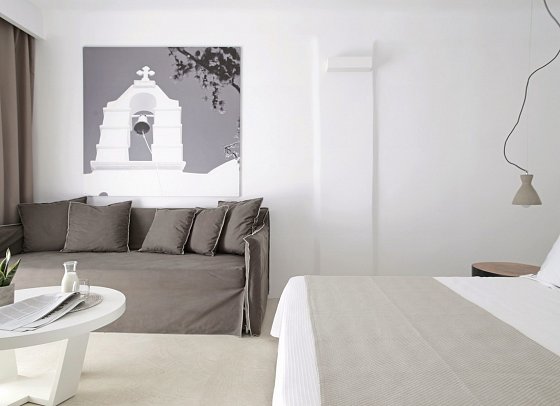 Livin Mykonos - Wohnbeispiel Juniorsuite Meerblick (Zimmercodierung JBM)