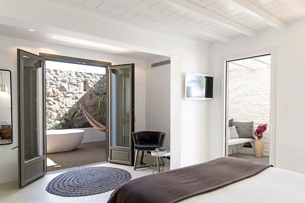 Ostraco Suites - Wohnbeispiel Doppelzimmer Deluxe (Zimmercodierung DD1)