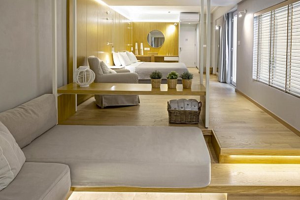 Atrium - Wohnbeispiel Juniorsuite Meerblick (Zimmercodierung JSM)