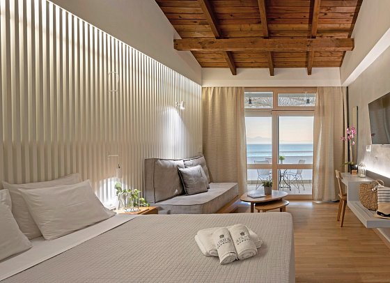 Atrium - Wohnbeispiel Juniorsuite Meerblick (Zimmercodierung JBM)
