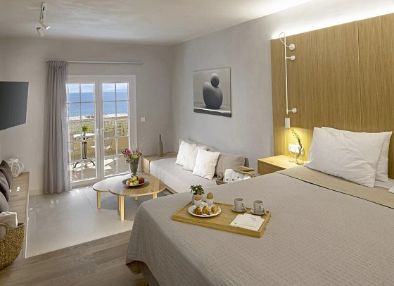 Atrium - Wohnbeispiel Juniorsuite Meerblick (Zimmercodierung JSM)