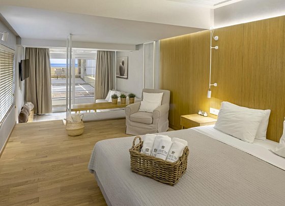 Atrium - Wohnbeispiel Juniorsuite Meerblick (Zimmercodierung JSM)