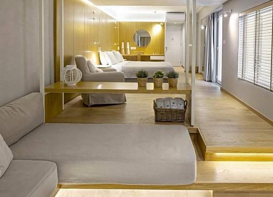Atrium - Wohnbeispiel Juniorsuite Meerblick (Zimmercodierung JSM)