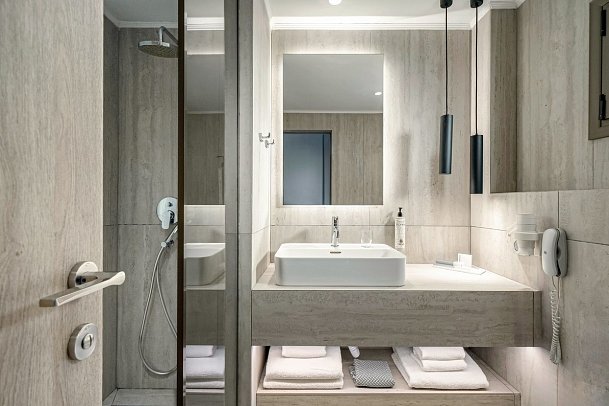 Kassandra Bay Resort & Spa - Wohnbeispiel Maisonette Meerblick (Zimmercodierung MBM)