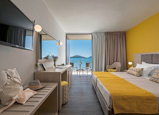 Alkyon Hotel Skiathos - Wohnbeispiel Doppelzimmer Premium Meerblick (Zimmercodierung DMM)