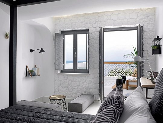 Afroditi Venus Beach Resort - Wohnbeispiel Doppelz. Deluxe Meerblick Außenjacuzzi (Zimmercodierung DDM)