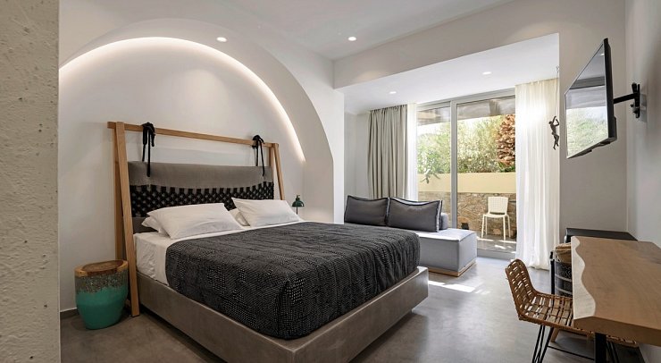 Afroditi Venus Beach Resort - Wohnbeispiel Juniorsuite Außenjacuzzi (Zimmercodierung J1G)