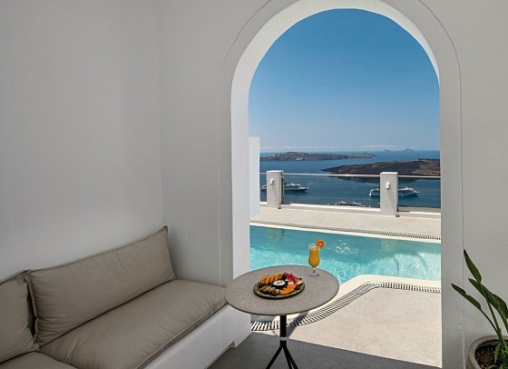 Ira Hotel & Spa - Wohnbeispiel Doppelzimmer Standard Meerblick (Zimmercodierung DGM)