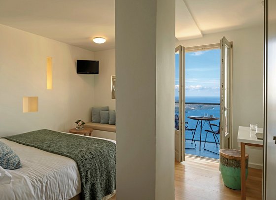 Panorama Boutique - Wohnbeispiel Doppelzimmer Meerblick (Zimmercodierung DBM)
