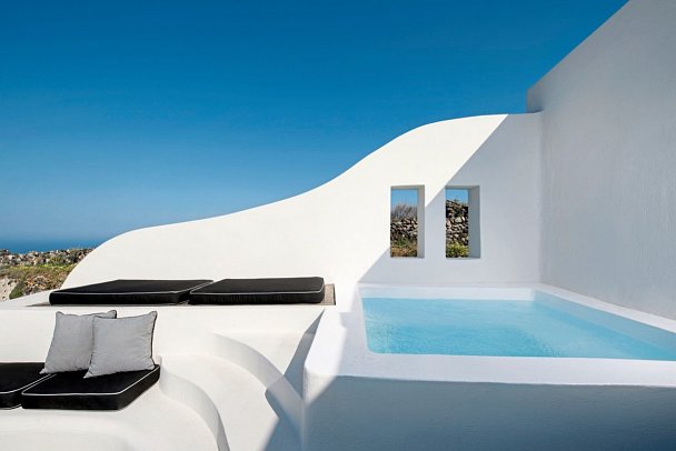 Avaton Resort & Spa - Wohnbeispiel Suite Honeymoon Meerblick (Zimmercodierung WHM)