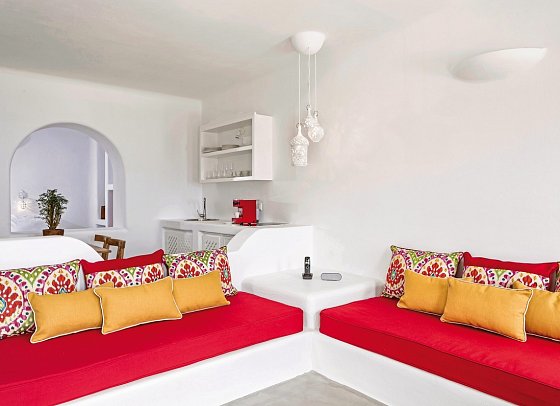 Skyfall Suites - Wohnbeispiel Executive Suite Private mit Meerblick (Zimmercodierung WTM)