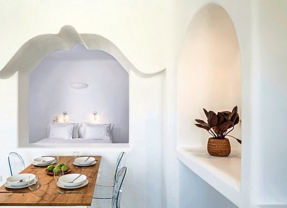 Skyfall Suites - Wohnbeispiel Suite Honeymoon Meerblick (Zimmercodierung WHM)