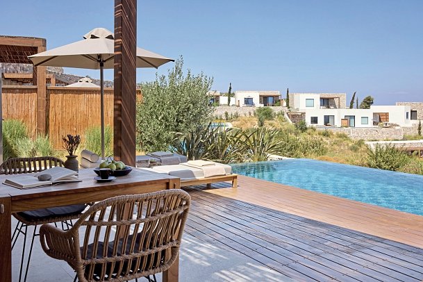 KOIA All-Suite Wellbeing Resort - Wohnbeispiel Suite Deluxe Privatpool (Zimmercodierung WDR)