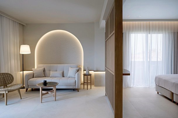 Ammos Resort - Wohnbeispiel Familiensuite Deluxe (Zimmercodierung FD1)