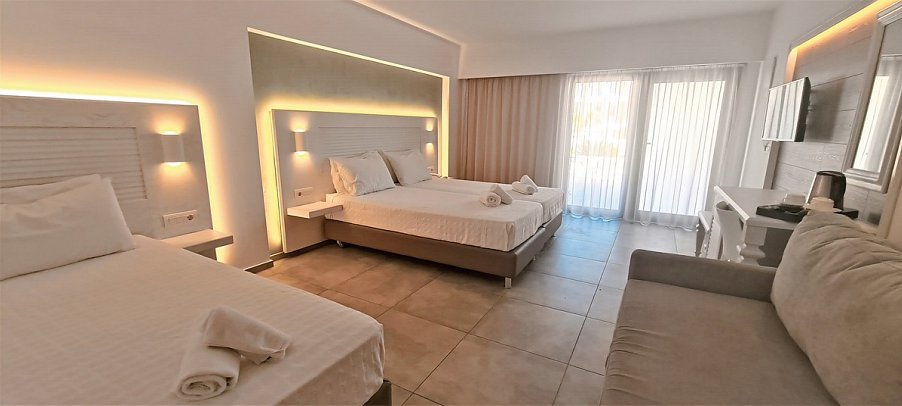 Apollon - Wohnbeispiel Familienzimmer Deluxe (Zimmercodierung FD1)