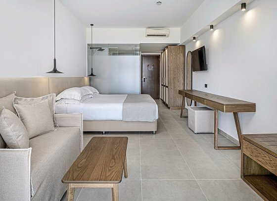 Michelangelo Resort & Spa - Wohnbeispiel Doppelzimmer seitl. Meerblick (Zimmercodierung D1N)