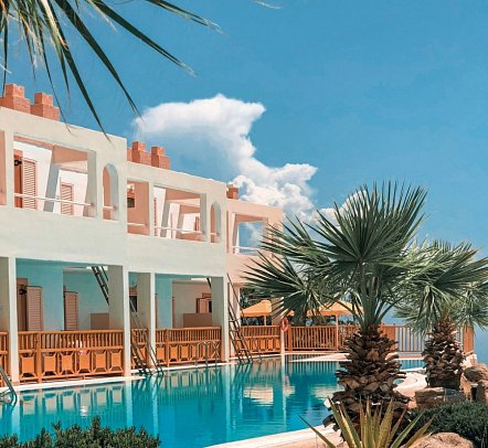 Mitsis Family Village - Wohnbeipiel Double Room Superior Swim Up Sharing Pool (Zimmercodierung DSQ)