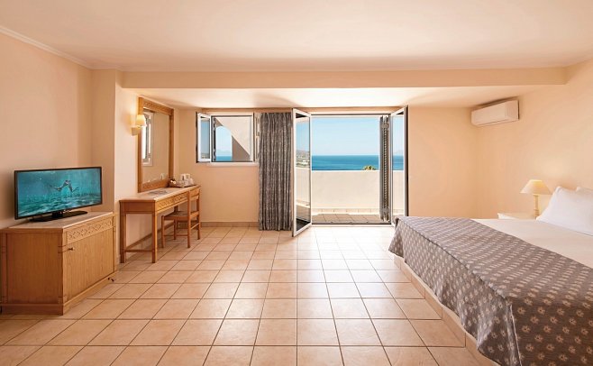 Mitsis Family Village - Wohnbeispiel Doppelzimmer Meerblick (Zimmercodierung D1M)