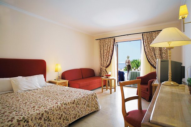 Mitsis Family Village - Wohnbeispiel Doppelzimmer Meerblick (Zimmercodierung D1M)