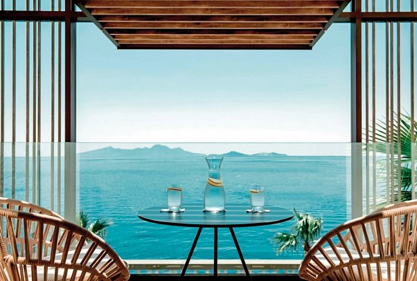 Mitsis Summer Palace - Wohnbeispiel Doppelzimmer Superior Meeresfront (Zimmercodierung DSO)