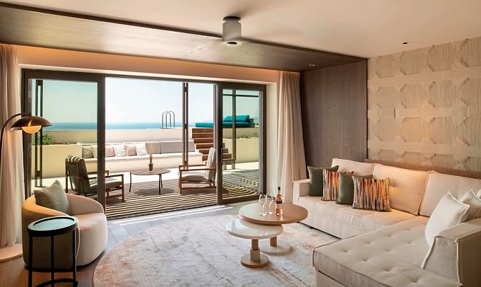 Mitsis Summer Palace - Wohnbeispiel Suite Privatpool (Zimmercodierung WBR)