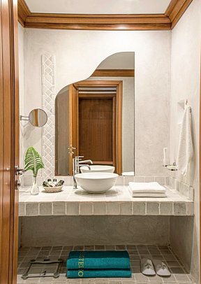 Mitsis Selection Blue Domes - Wohnbeispiel Bungalow Meerblick (Zimmercodierung B1M)