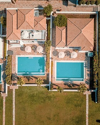 Mitsis Selection Blue Domes - Wohnbeispiel Villa Privatpool (Zimmercodierung VBR)