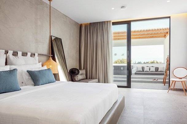 Sentido Pearl Beach Kos - Wohnbeispiel Juniorsuite obere Etage (Zimmercodierung J2D)