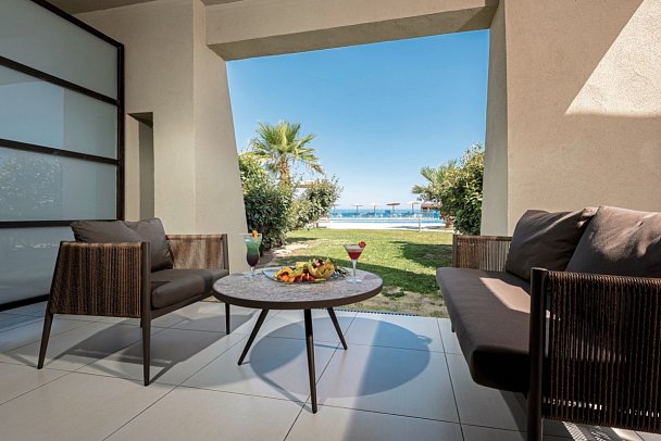 Astir Odysseus Resort & Spa - Wohnbeispiel Doppelzimmer Meerblick (Zimmercodierung D1M)